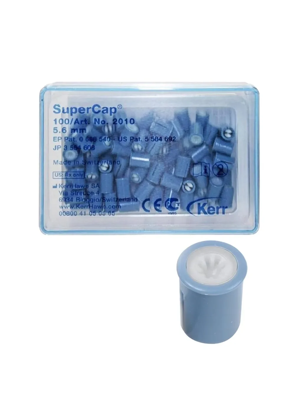 Капсулы для супермата, Kerr, SuperCap 5.6мм 100шт #2010