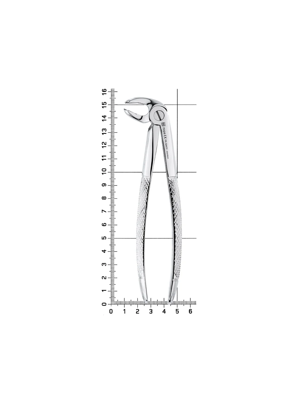 Nopa Instruments PA 024/00 - щипцы извлекающие для моляров нижней челюсти левые №24