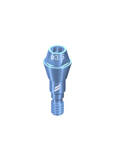 Прямой абатмент Straumann, 0° NC, H 1.5 мм