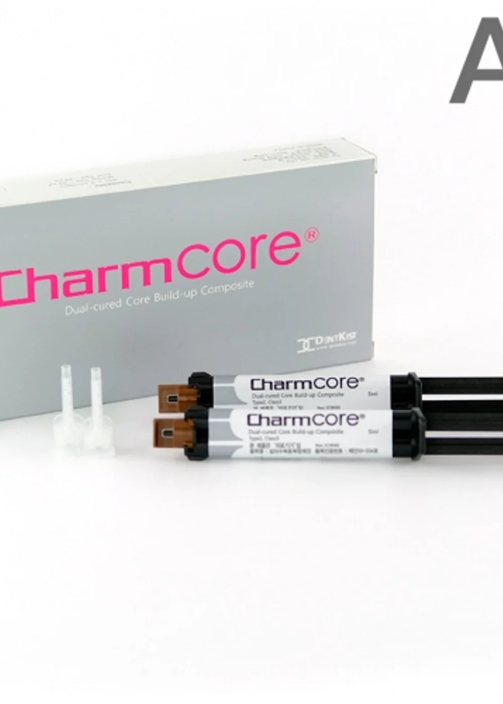 CharmCore цв.А3-цемент двойного отверждения (2кар.х5мл,20 нас,20канюль), DentKist