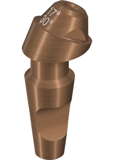 Угловой аналог Straumann 17°/30°, NC/RC, Ø 4.6 мм, TAN