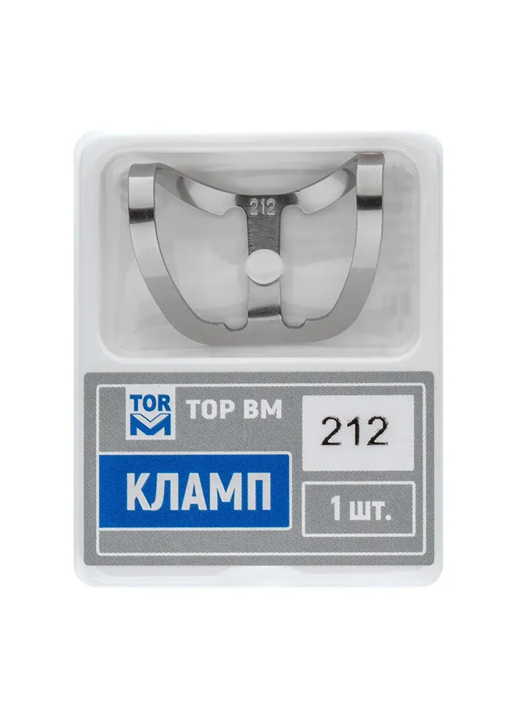 Кламп, TOP BM, № 212, для резцов и клыков верхней челюсти