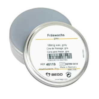 Воск фрезерный серый, банка (70г.). BEGO