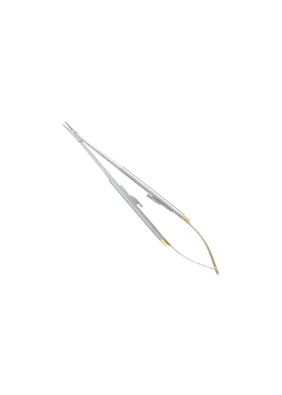 HLW 40-46 - иглодержатель-микро изогнутый Micro-Nadelhalter TC, 18 см