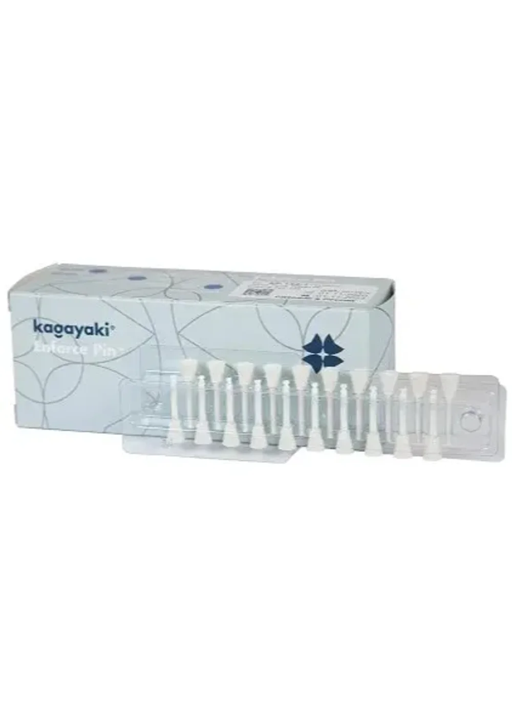 Полиры, KAGAYAKI, Чашка, Enforce Pin 125, грубые, белые, 10 шт