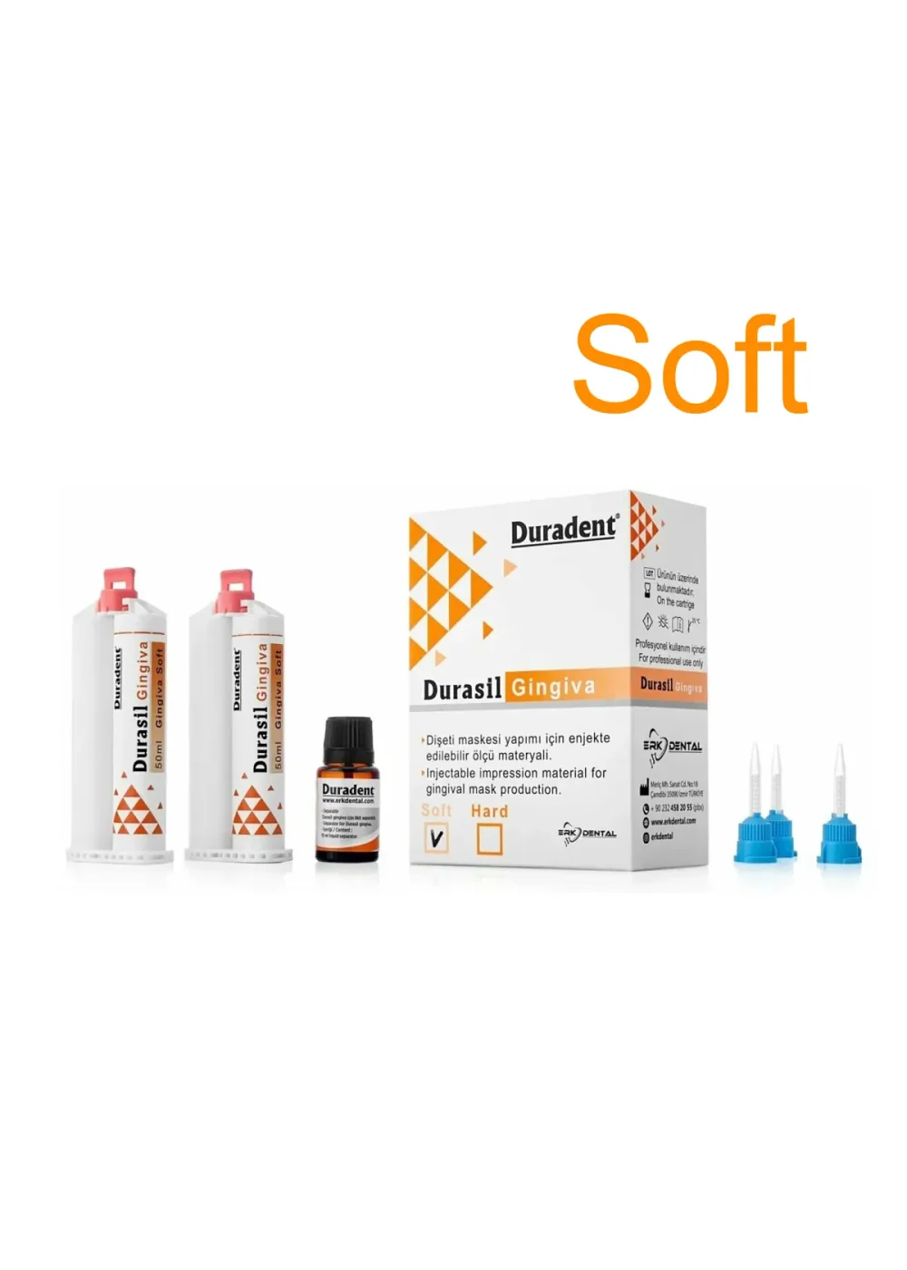 Десневая маска, DURADENT, Durasil Gingiva SOFT, 2x50мл