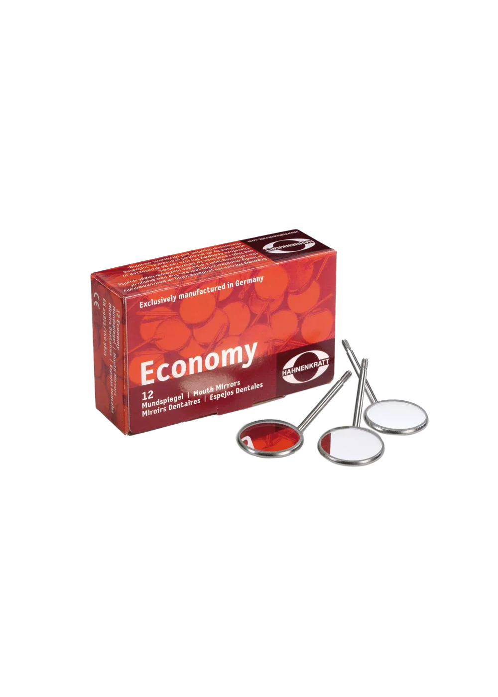 Hahnenkratt ECONOMY RS - зеркало без ручки, увеличительное, №4, диаметр 22 мм, 1 шт