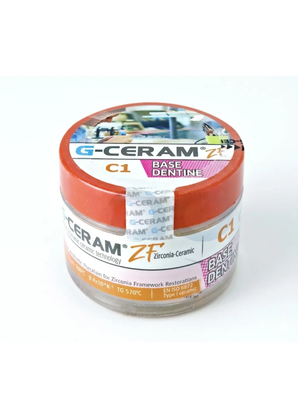 Керамическая масса дентинная, G-CERAM, ZF базовый дентин Base Dentine C1, 20г