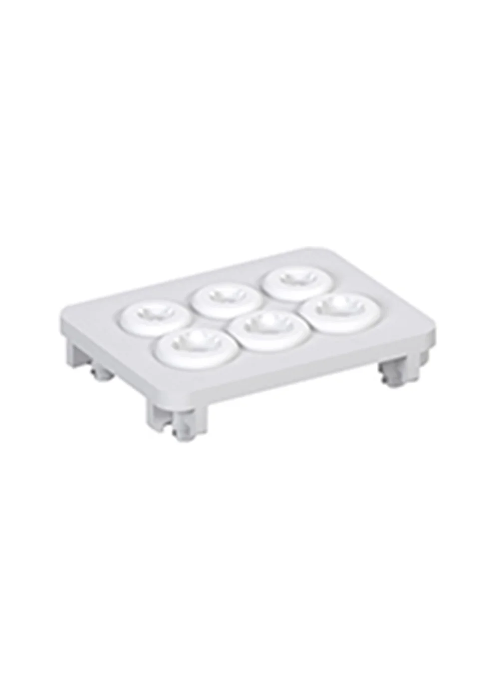 Лоток для модуля А с 3 средними и 3 большими кольцами, Straumann®, 041.765, PPSU/Silicone