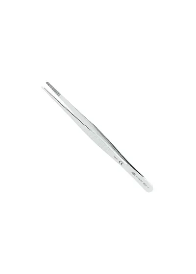 Asa Dental 0635-4 - пинцет анатомический прямой с рифлением, 18 см
