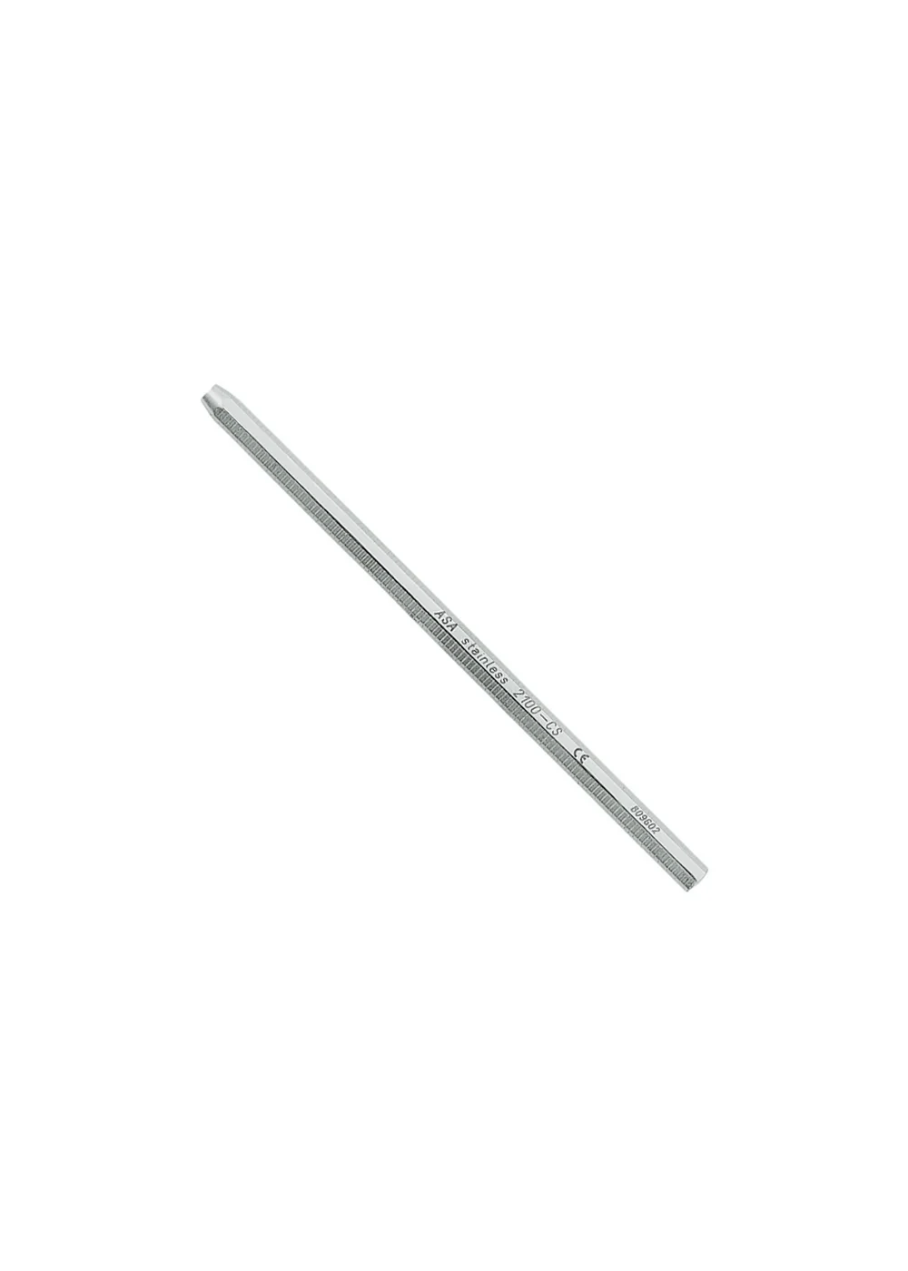 Asa Dental 2100-CS - ручка для зеркал полая восьмигранная, нержавеющая сталь, 120 мм