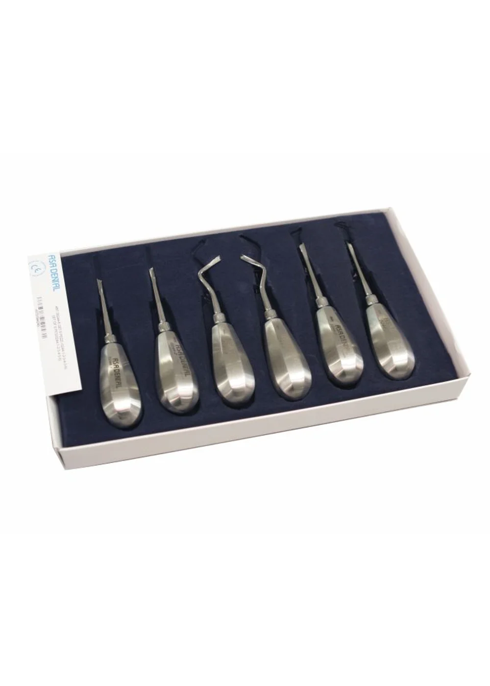 Asa Dental S0244-6 - набор элеваторов, 6 шт