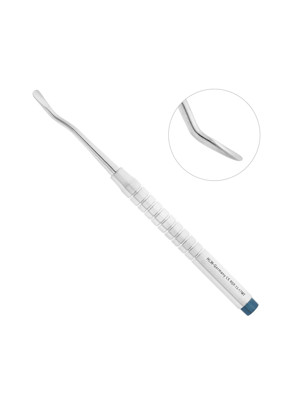 HLW 13-17MT - элеватор мини изогнутый, 4,5 мм, дистальный