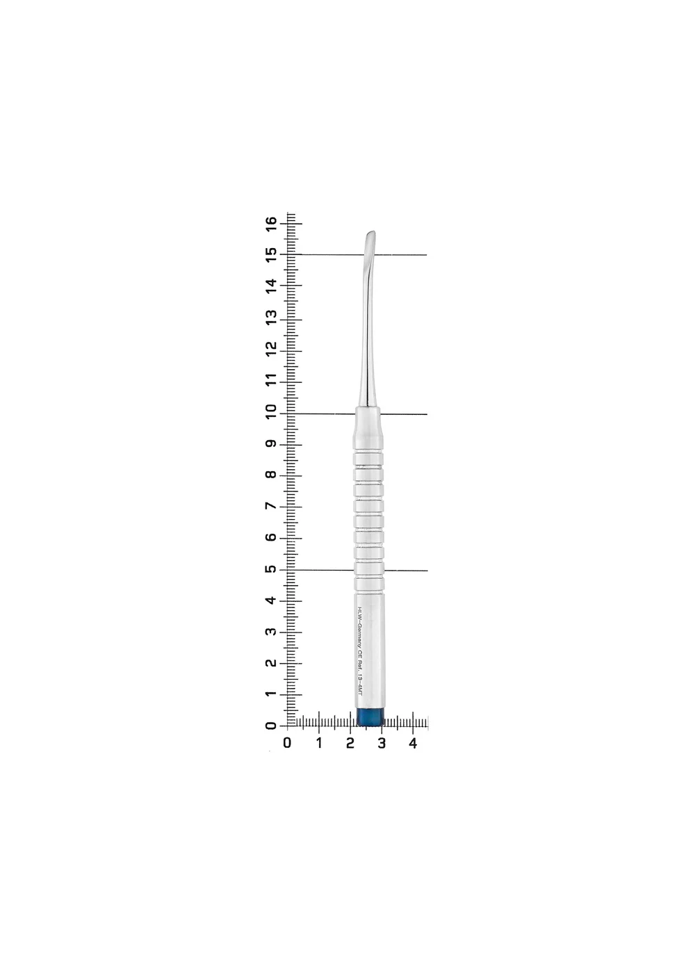 HLW 13-4MT - элеватор мини изогнутый, 3,5 мм, нижняя челюсть