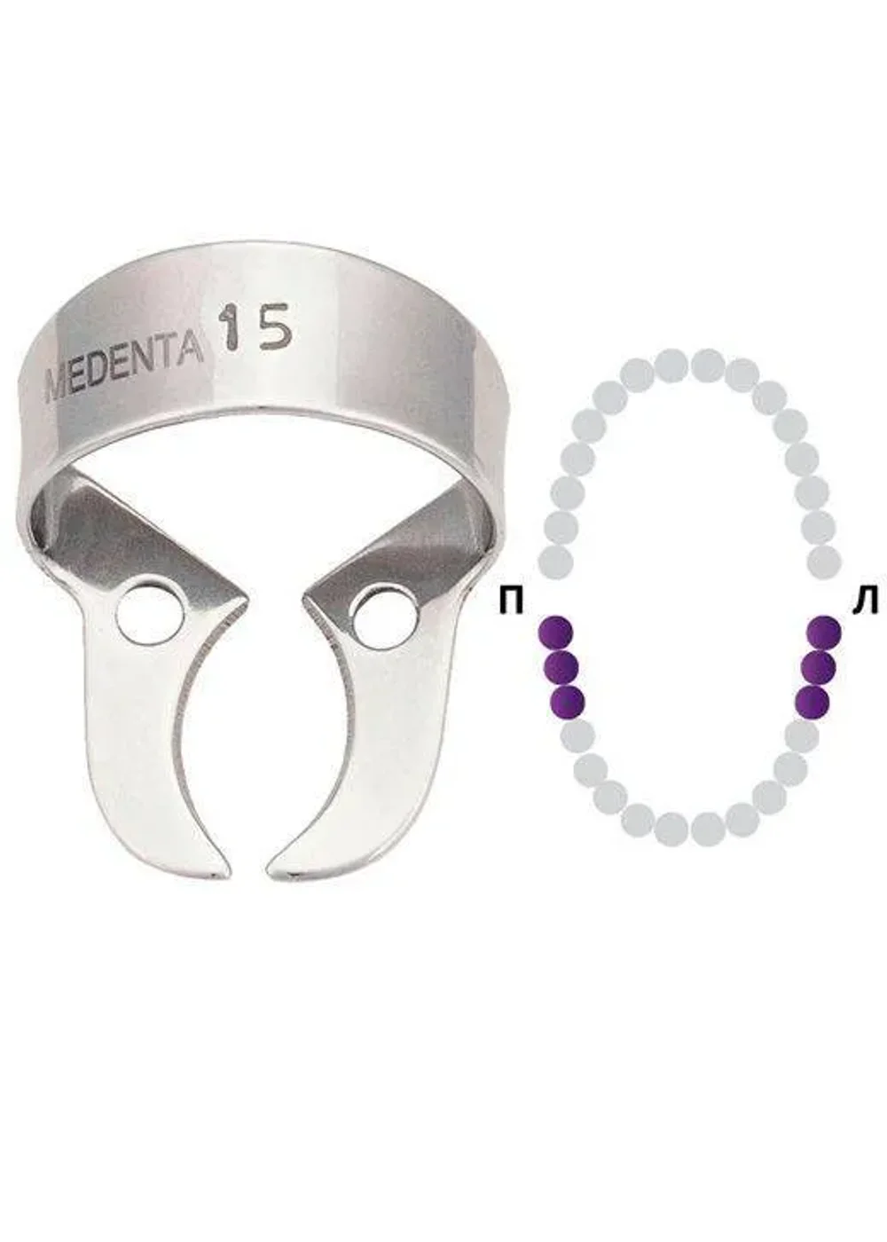 Крепление для Раббер Дам, Medenta, 129-015, для больших нижних моляров