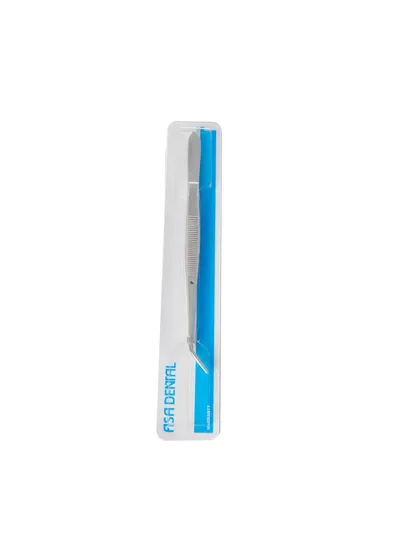 Asa Dental 0601-1 - пинцет анатомический изогнутый N1, 15 см