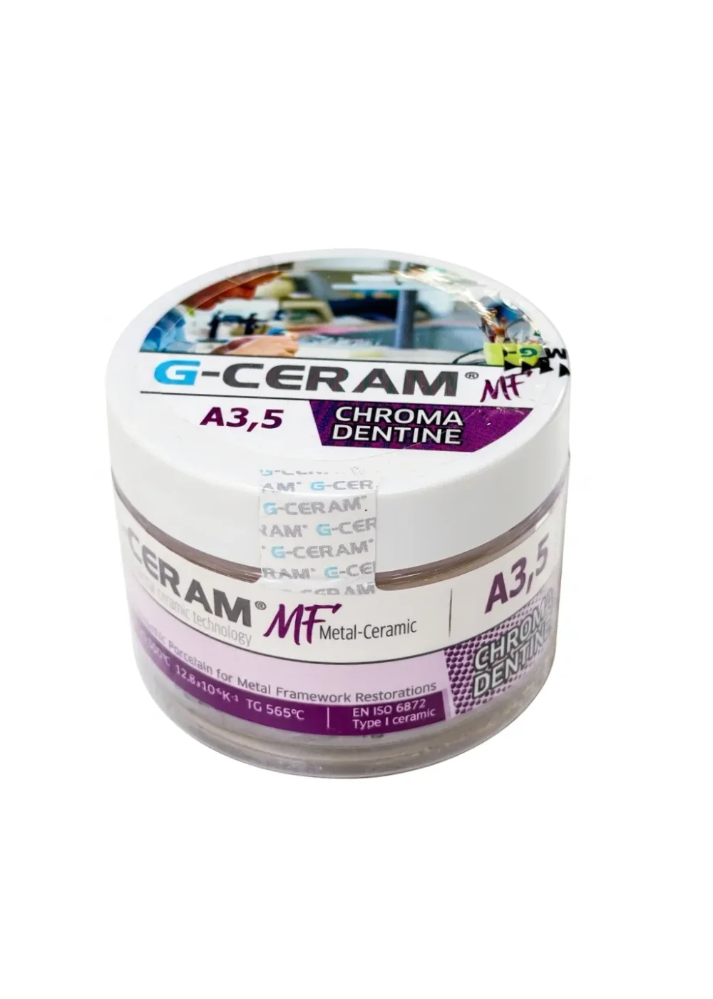 Керамическая масса дентинная, G-CERAM, MF хром дентин Chroma Dentine A3,5, 20г