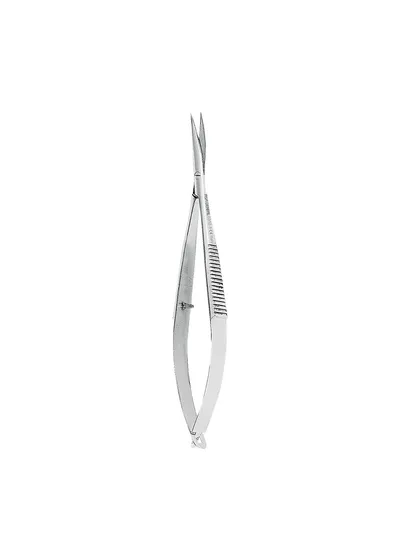 Asa Dental 0312-1 - ножницы для десны изогнутые, тонкие лезвия, на защелке 11 см
