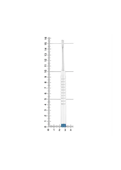 HLW 13-6MT - элеватор мини изогнутый, 4 мм, нижняя челюсть