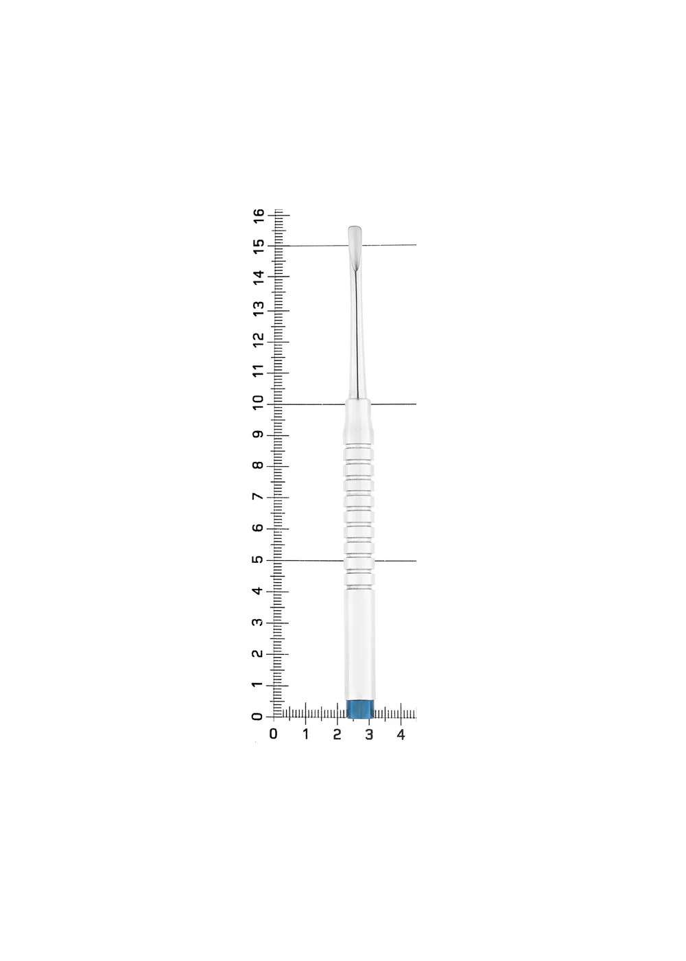 HLW 13-6MT - элеватор мини изогнутый, 4 мм, нижняя челюсть