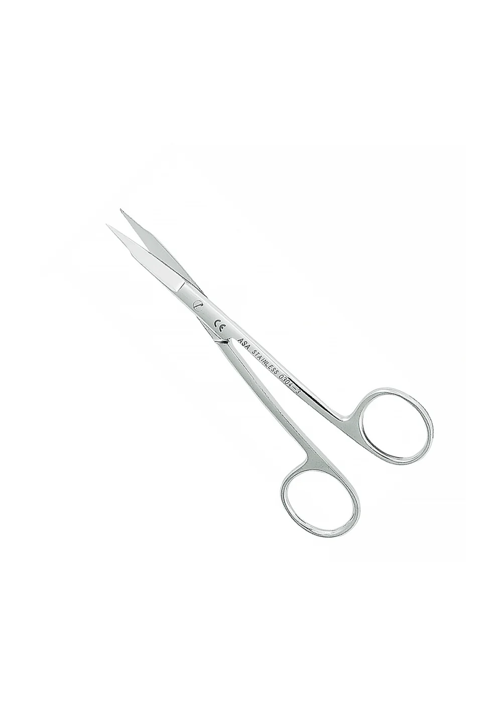 Asa Dental 0305-3 - ножницы для десны изогнутые, 11,5 см