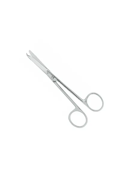 Asa Dental 0320-2 - ножницы для шовного материалы лигатурные, 13,5 см с выемкой на одной из рабочих частей
