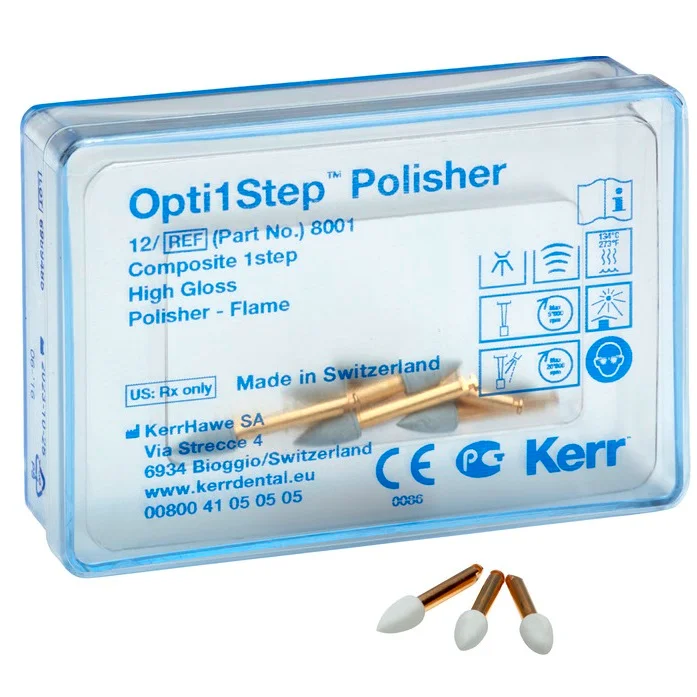 Opti1Step – полиры стоматологические пламя арт.8001 (12 шт) Kerr