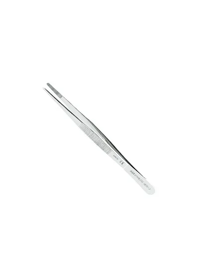 Asa Dental 0635-3 - пинцет анатомический прямой с рифлением, 15 см атравматичный