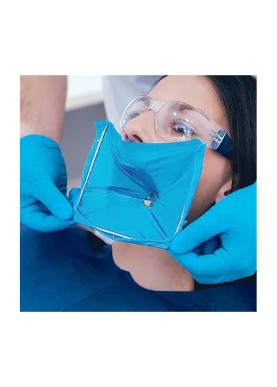 DuraMedical DURADAM - латексные листы для коффердама, толщина 0,22 мм (heavy), цвет голубой