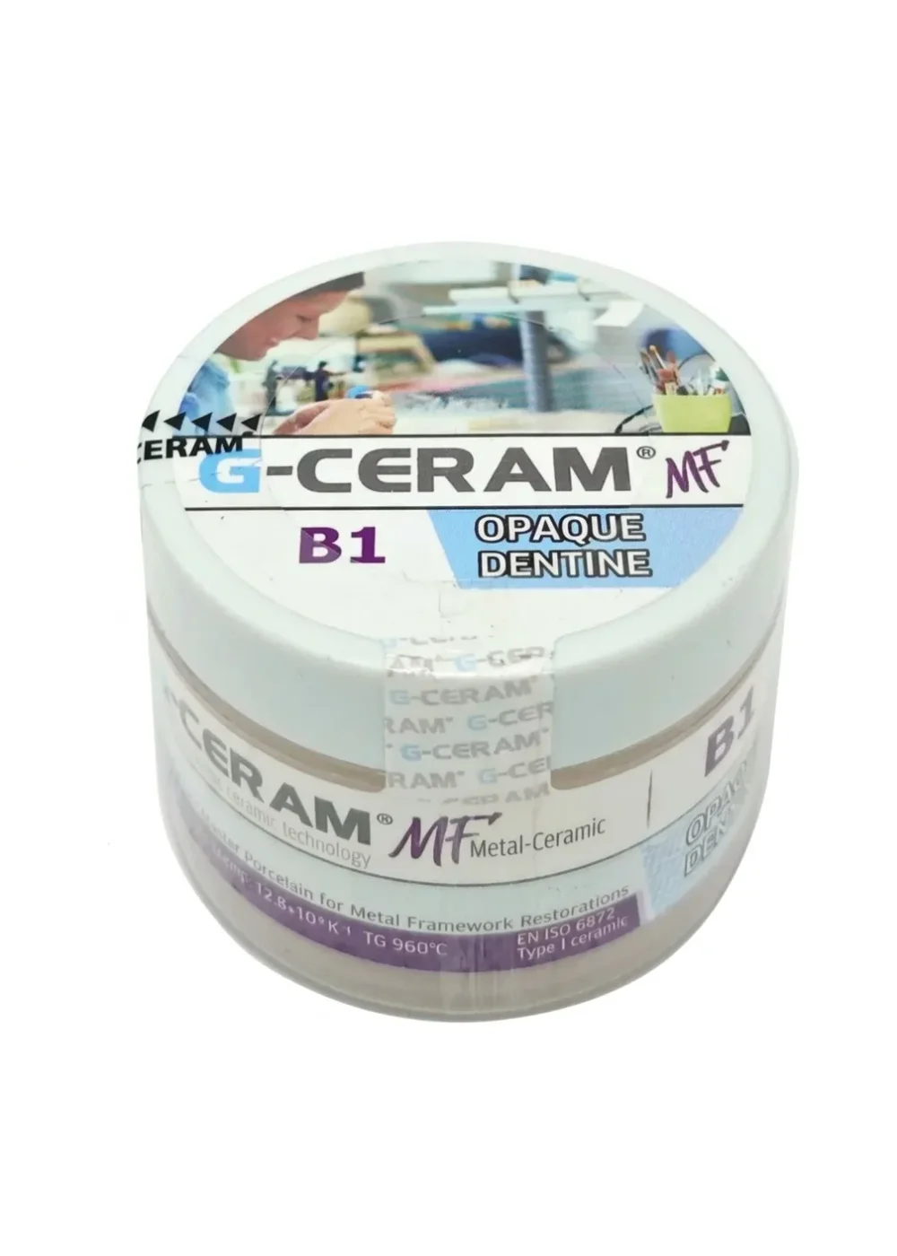 Керамическая масса опаковый дентин, G-CERAM, MF опаковый дентин Opaque Dentine B1, 20г