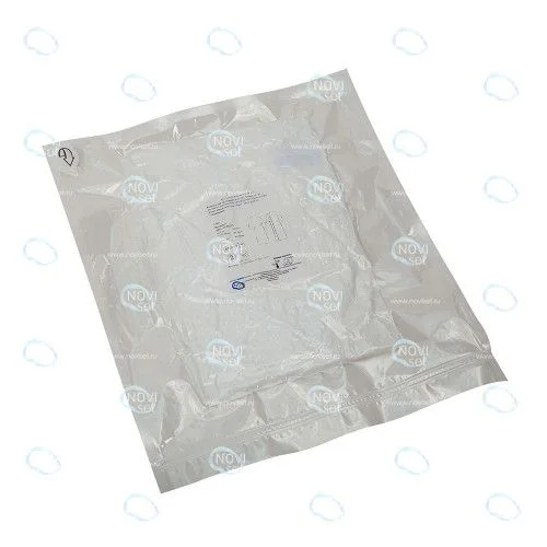 Халат нестерильный, хирургический Лайт тип-1 р.52-54, спанбонд пл. 25г/м2, рукав на манжете, белый (10шт.) НОВИСЕТ