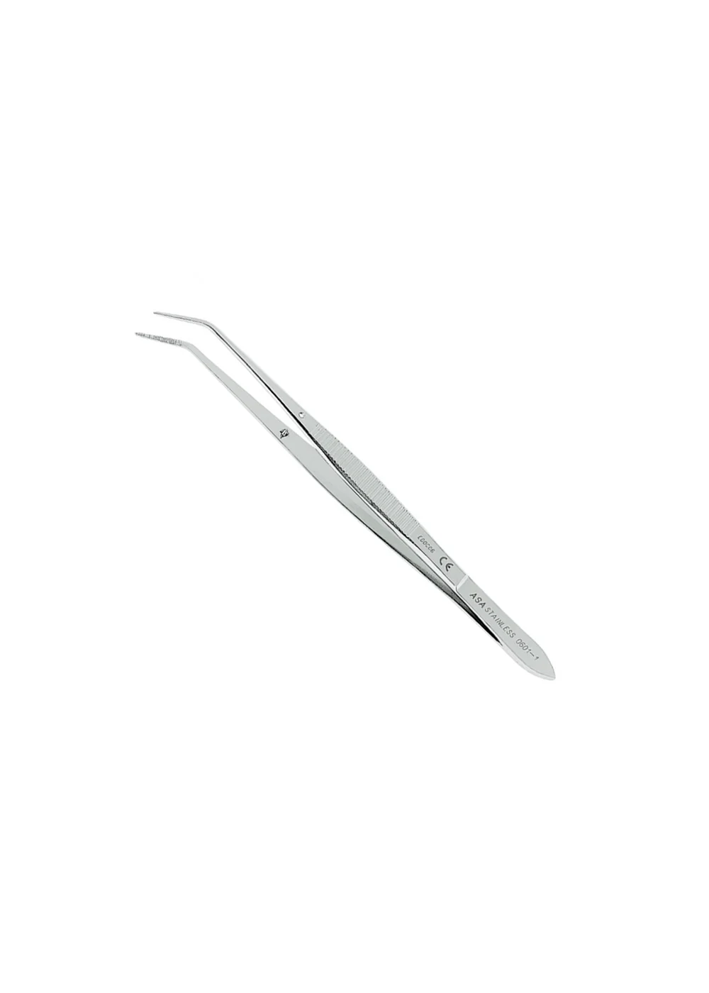 Asa Dental 0601-1 - пинцет анатомический изогнутый N1, 15 см