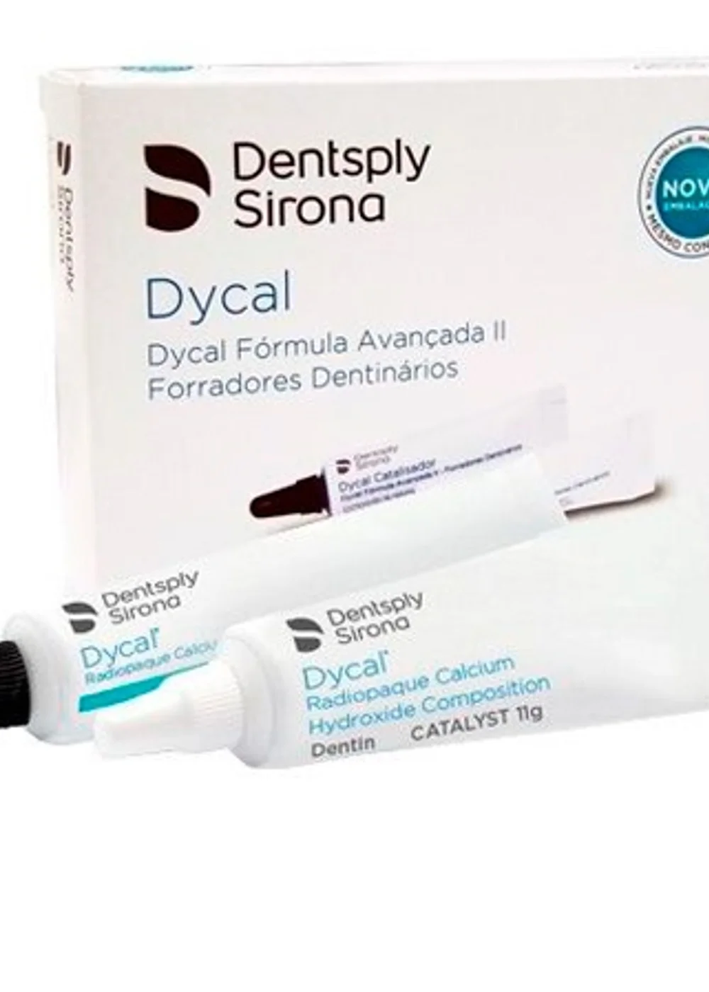 Материал подкладочный, Dentsply Sirona, Dycal, 13 г + 11 г, химического отверждения