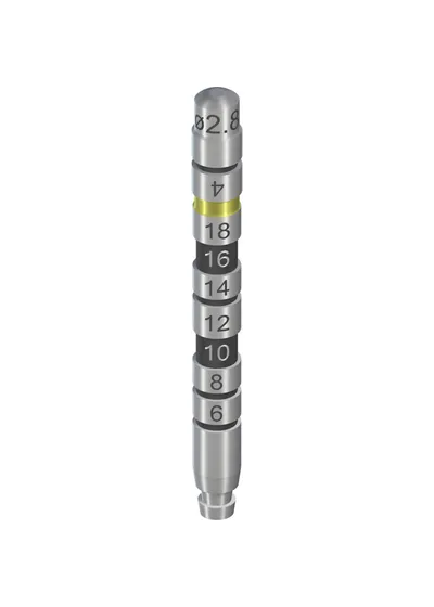 Глубиномер, Straumann, Ø 2.8 мм, L 27 мм, TAN