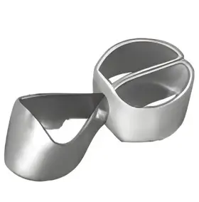 1.541 Матрицы контурные с фиксатором для премоляров, центральный выступ, 35 мкм (10 шт) ТОР ВМ