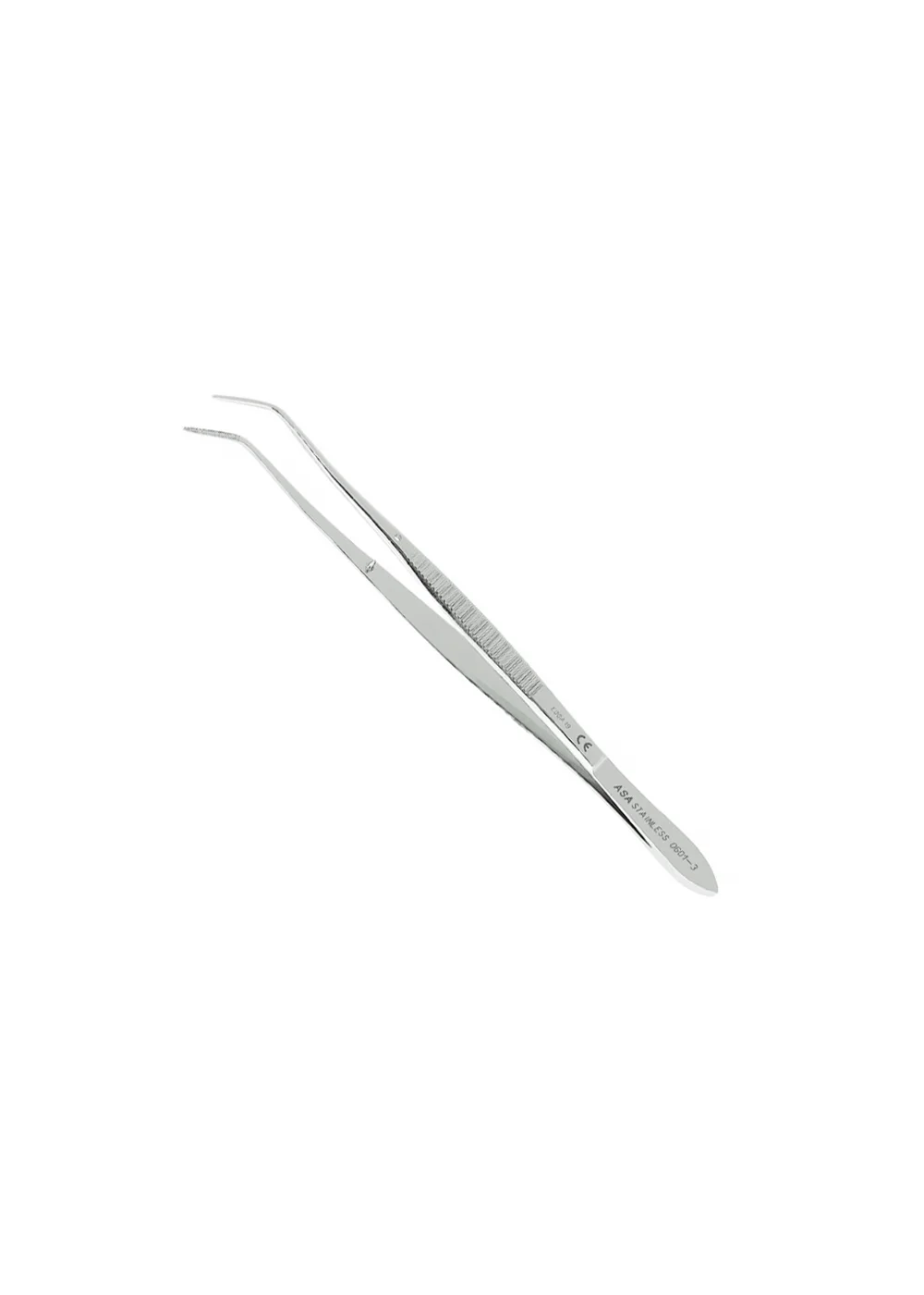 Asa Dental 0601-3 - пинцет анатомический изогнутый N3, 16 см