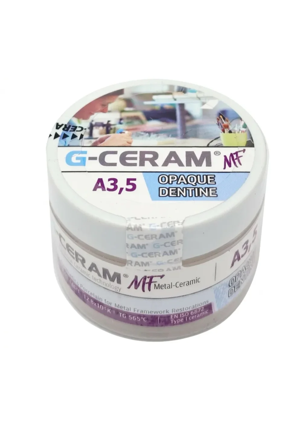 Керамическая масса дентинная, G-CERAM, MF опаковый дентин Opaque Dentine A3.5, 20г