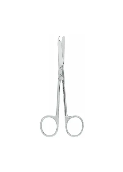 Asa Dental 0320-2 - ножницы для шовного материалы лигатурные, 13,5 см с выемкой на одной из рабочих частей