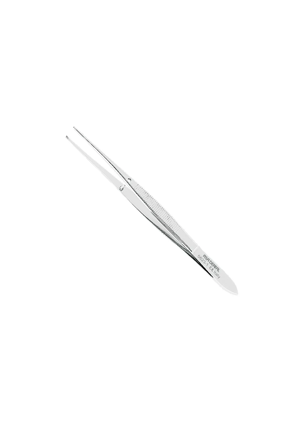 Asa Dental 0623-1 - пинцет хирургический тонкий, прямой, 10 см