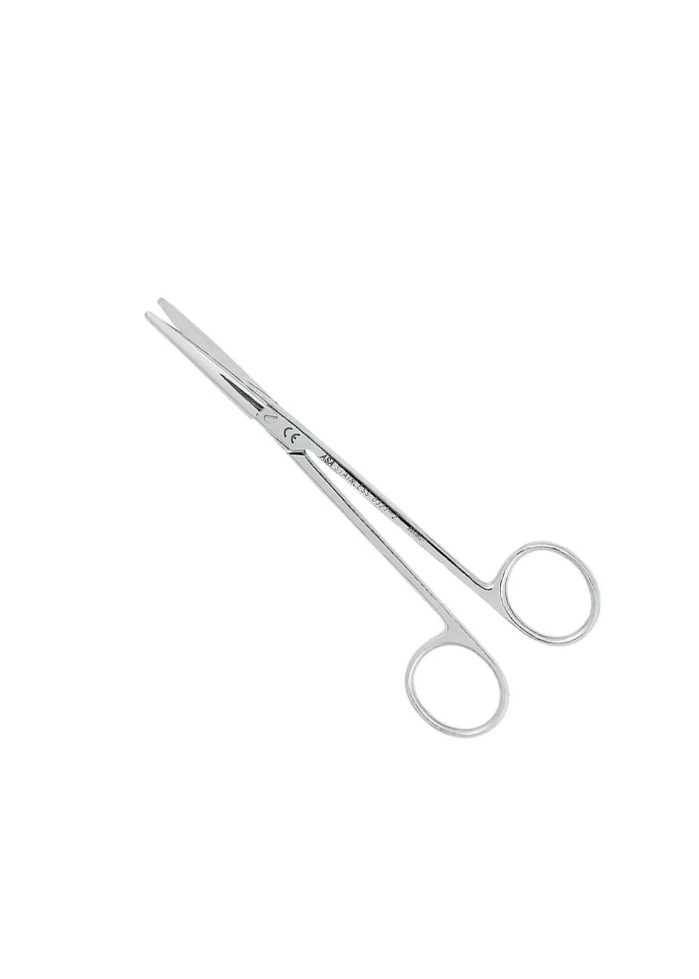 Asa Dental 0321-2 - ножницы для десны изогнутые по плоскости, 14,5 см