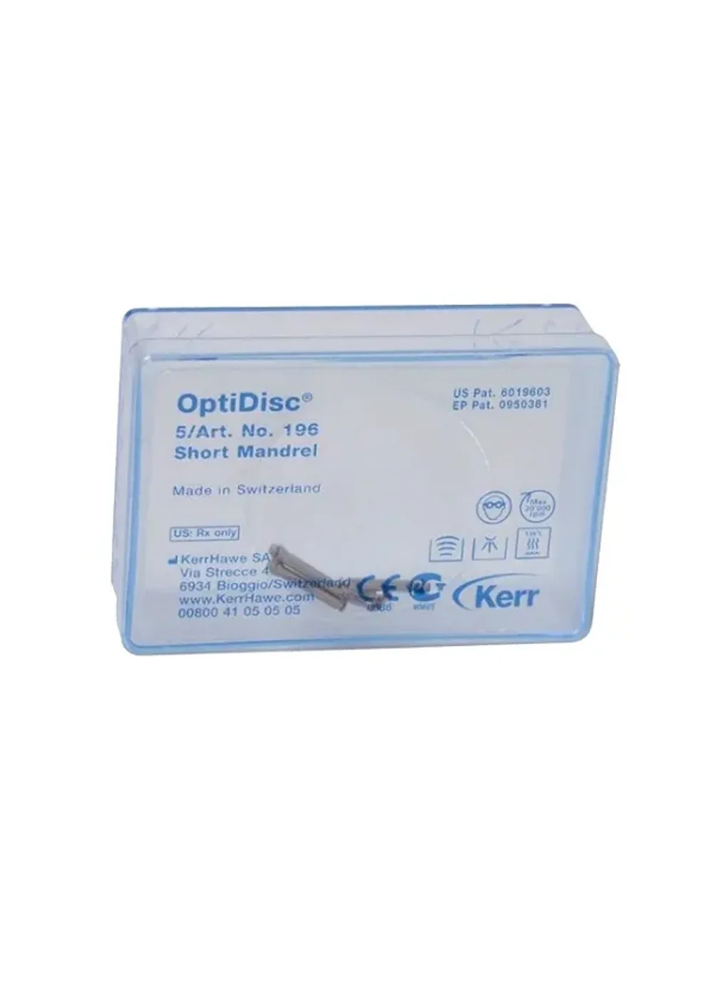 Дискодержатель, Kerr, OptiDisc, короткий, 5 шт