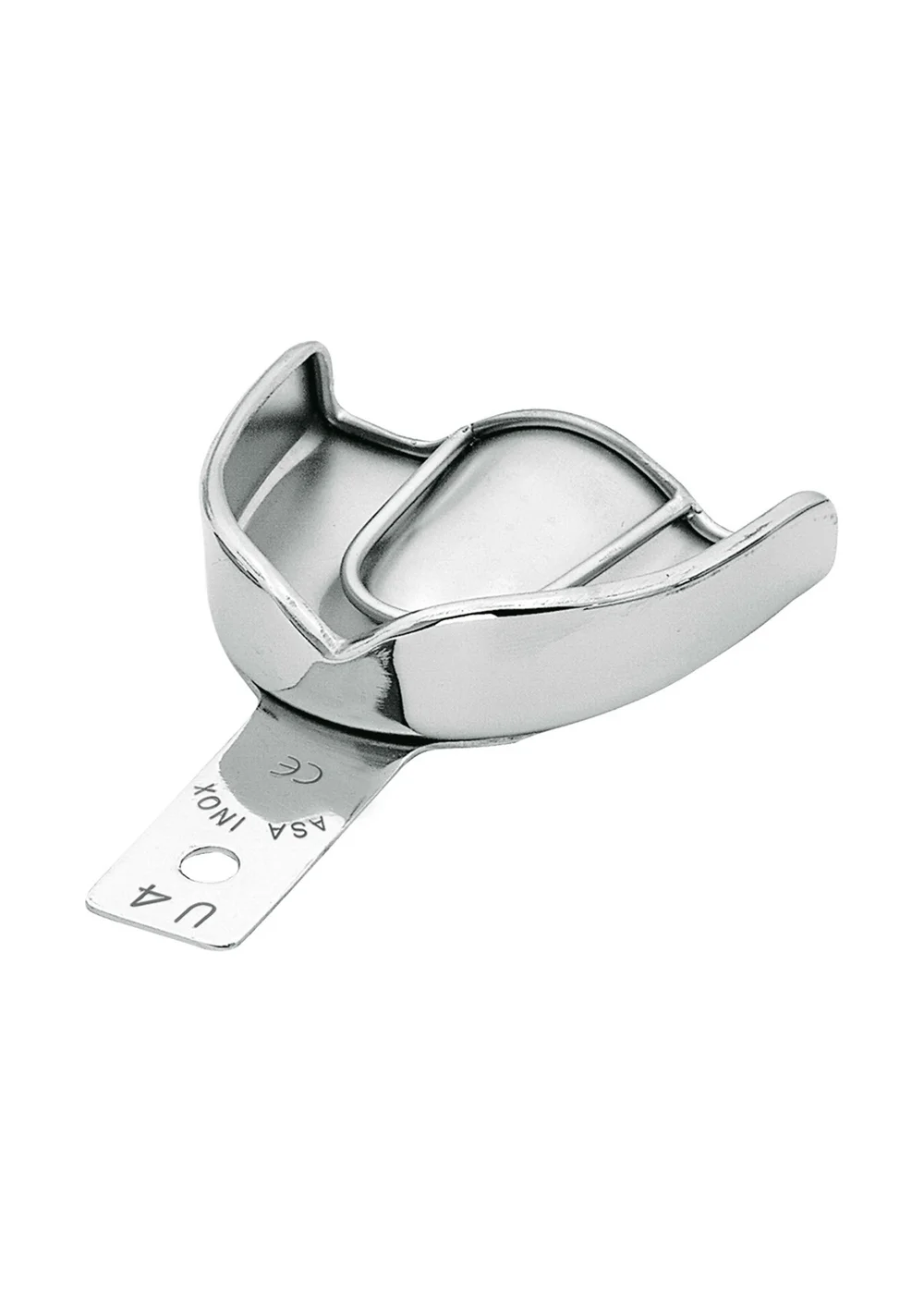 Asa Dental 2807S-U4 - ложка слепочная верхняя средняя (M) без перфорации с бортиками