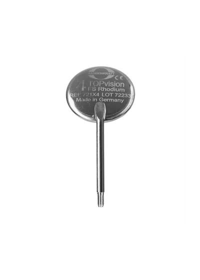 Hahnenkratt TOPvision FS Rhodium - родиевое зеркало, плоское, без ручки, №4, диаметр 22 мм, 12 шт