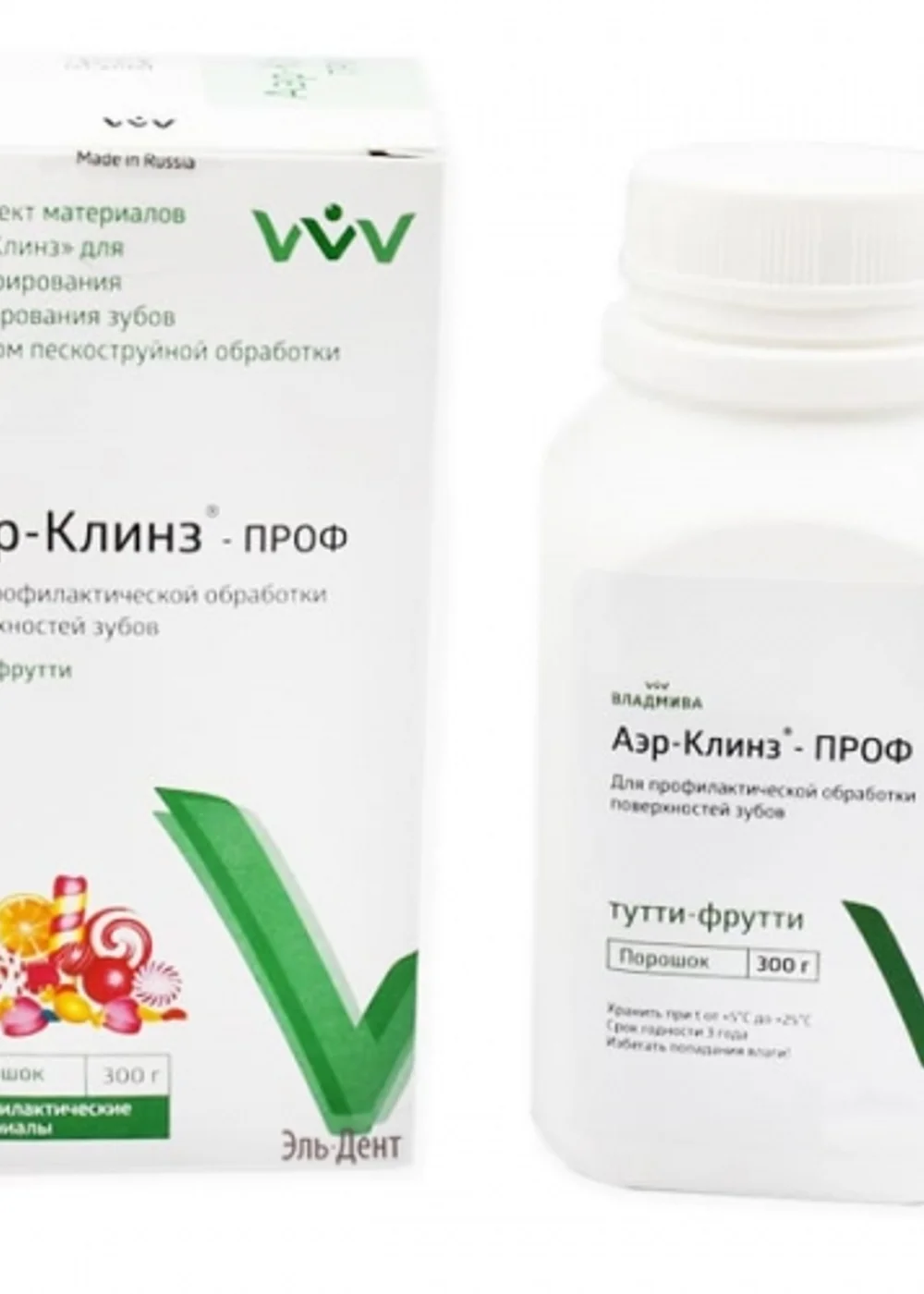 Порошок Аэр-Клинз ПРОФ тутти фрутти (65мкм)(300г). ВладМиВа