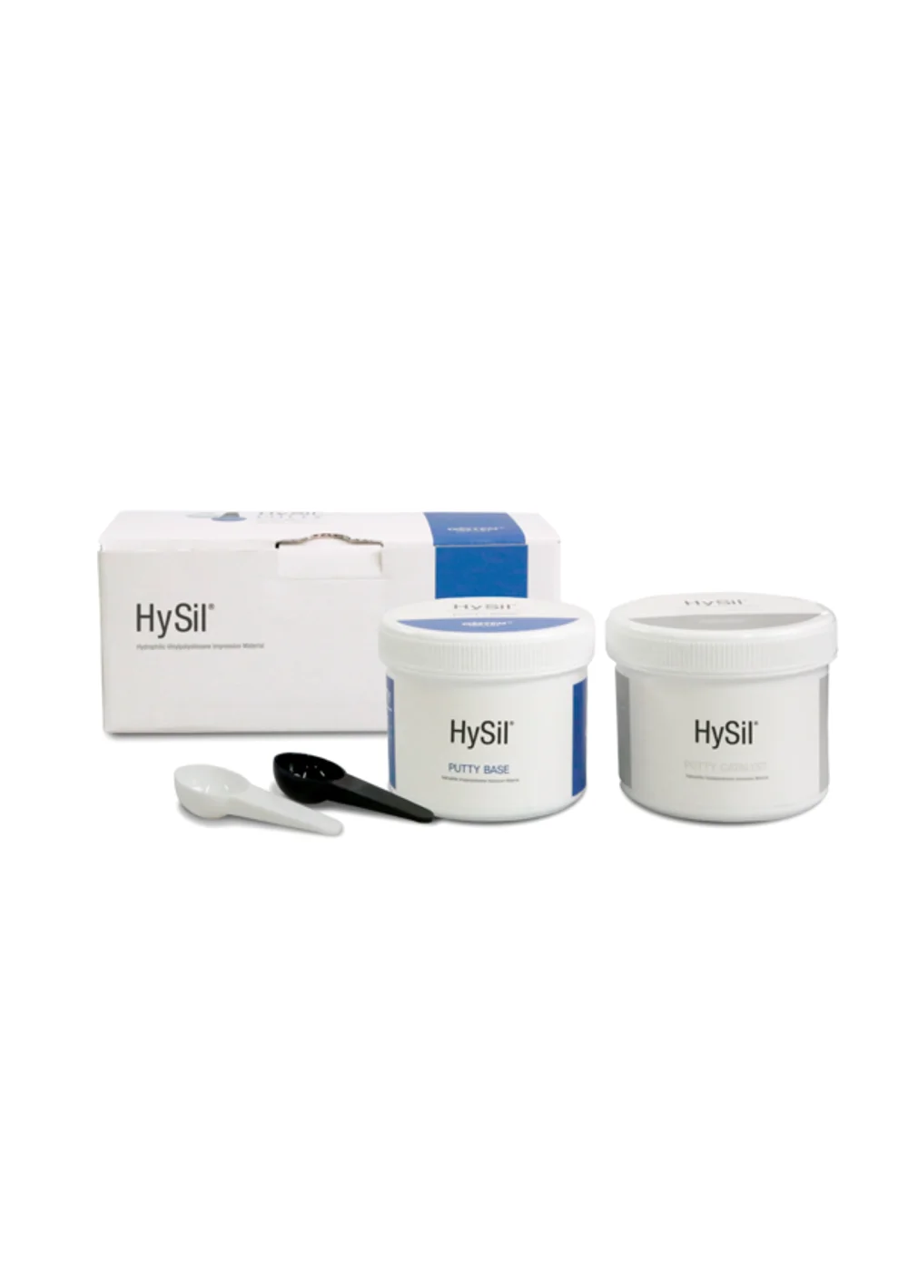 Оттискной материал, OSSTEM, HySil Putty Body, А-силиконовый, для реставрации, база + катализатор 2х400 мл