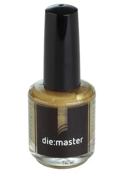 Лак дистанционный для штампиков золотой (die:master gold), 15мл., арт: 1956-0500