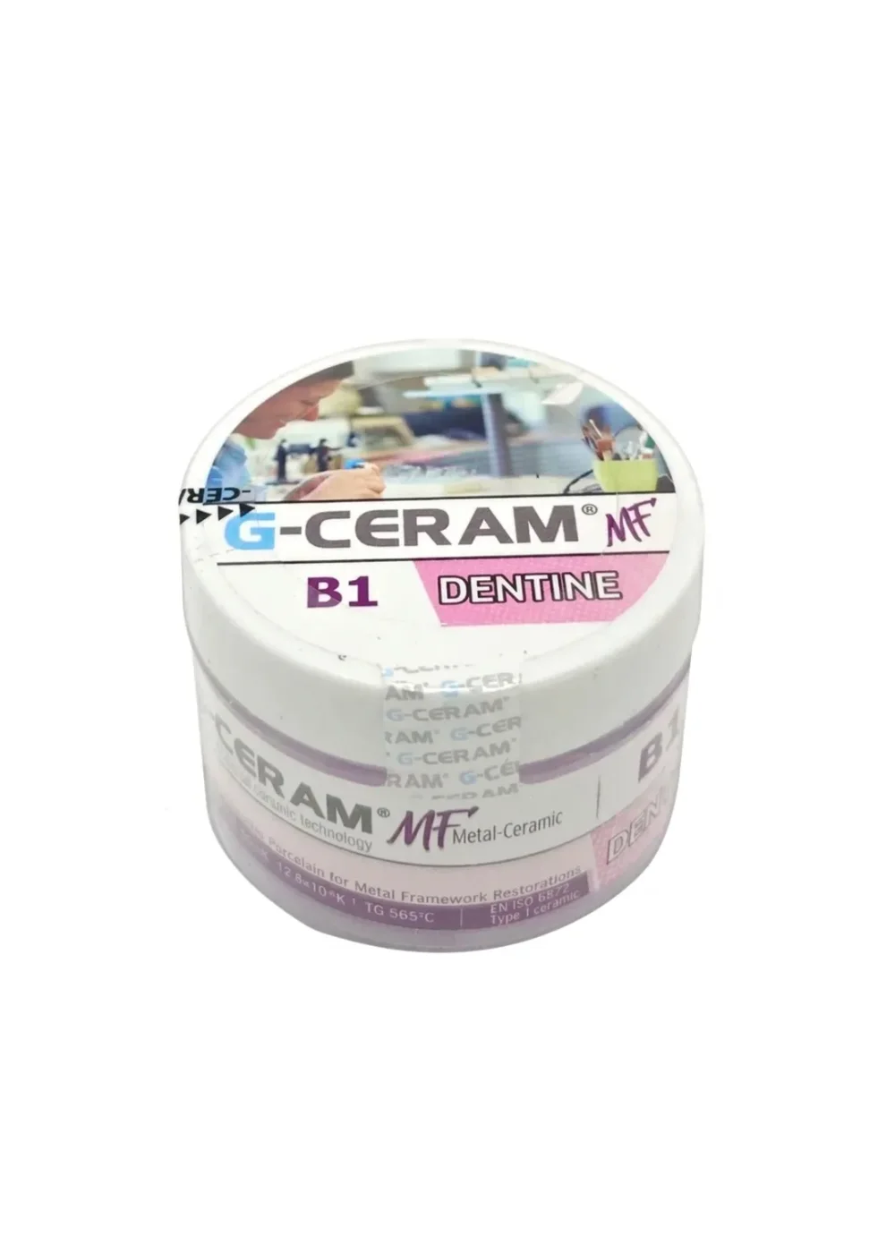 Керамическая масса дентинная, G-CERAM, MF дентин Dentine B1, 20г