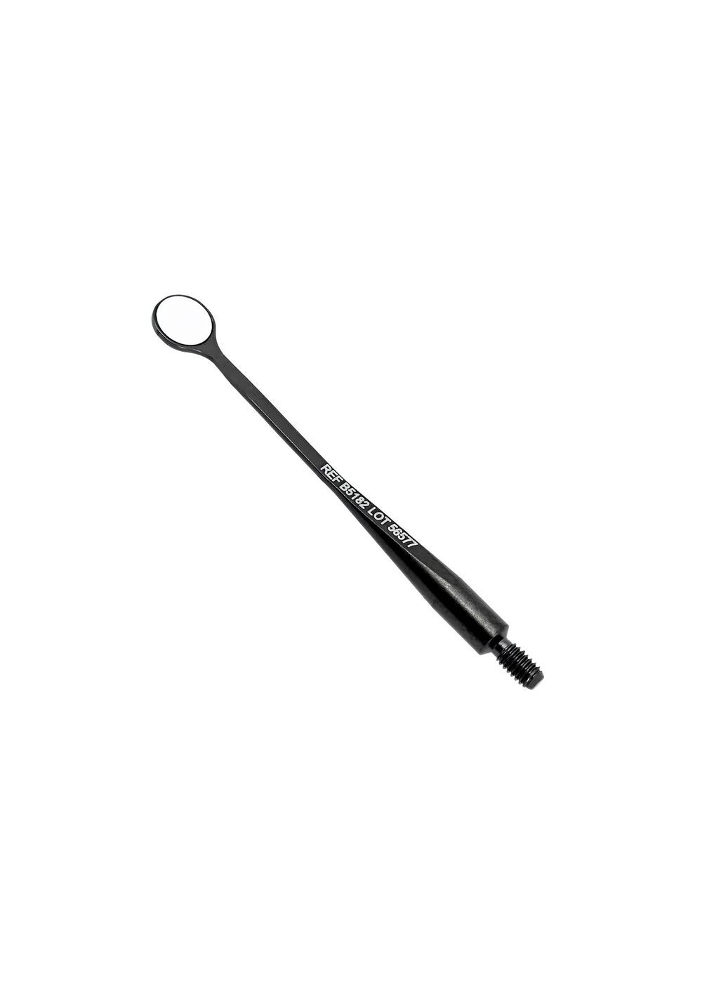 Hahnenkratt BLACK MICROflex Ultra - ультраяркое микрозеркало без ручки, плоское, круглое, 5 мм