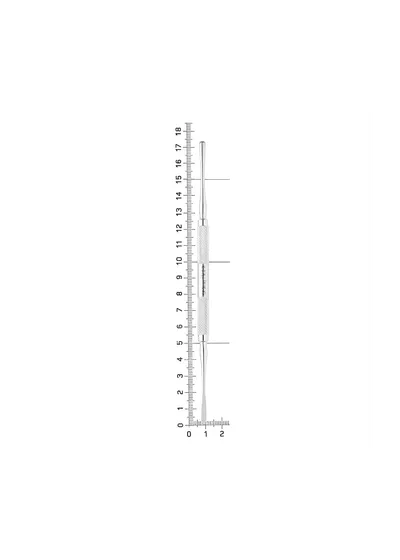 HLW 30-6A - распатор Freer, 17,5 см, 3,0-4,0 мм