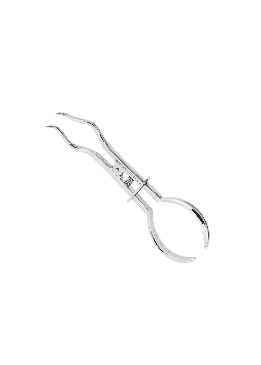 Asa Dental 3031 - щипцы для установки креплений "Раббер Дам", 17,5 см